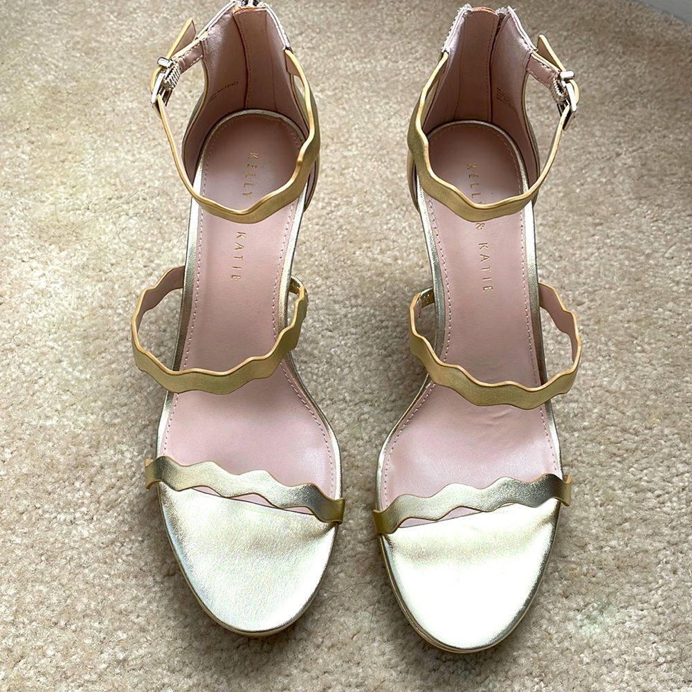 Kelly & Katie Gold heels